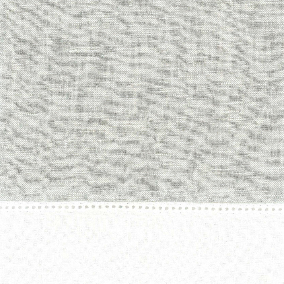 Atina 7-Piece King Linen Duvet Set, Gray