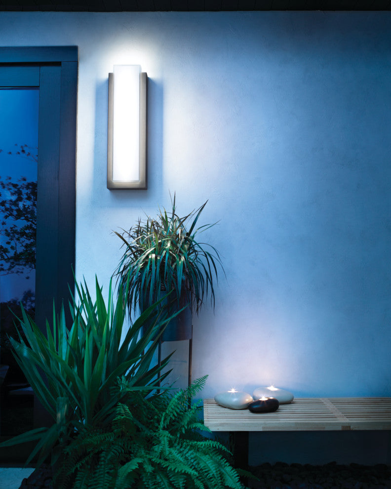 Dahlia 25.25" Black Outdoor Wall 2-Light LED