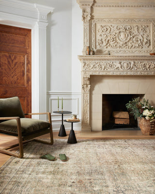 Margot Oriental Antique/Sage Area Rug, 2'6"x9'6"