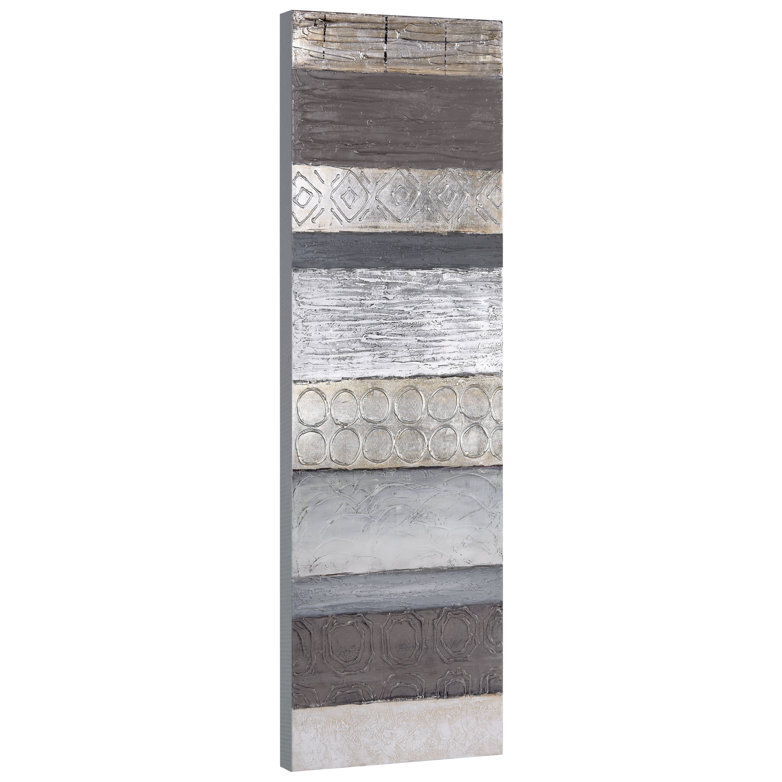 Fluid Textured Metallic Hand Painted Abstract Wall Art by Martin Edwards