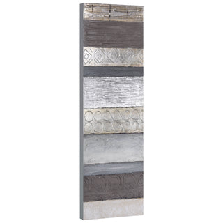 Fluid Textured Metallic Hand Painted Abstract Wall Art by Martin Edwards