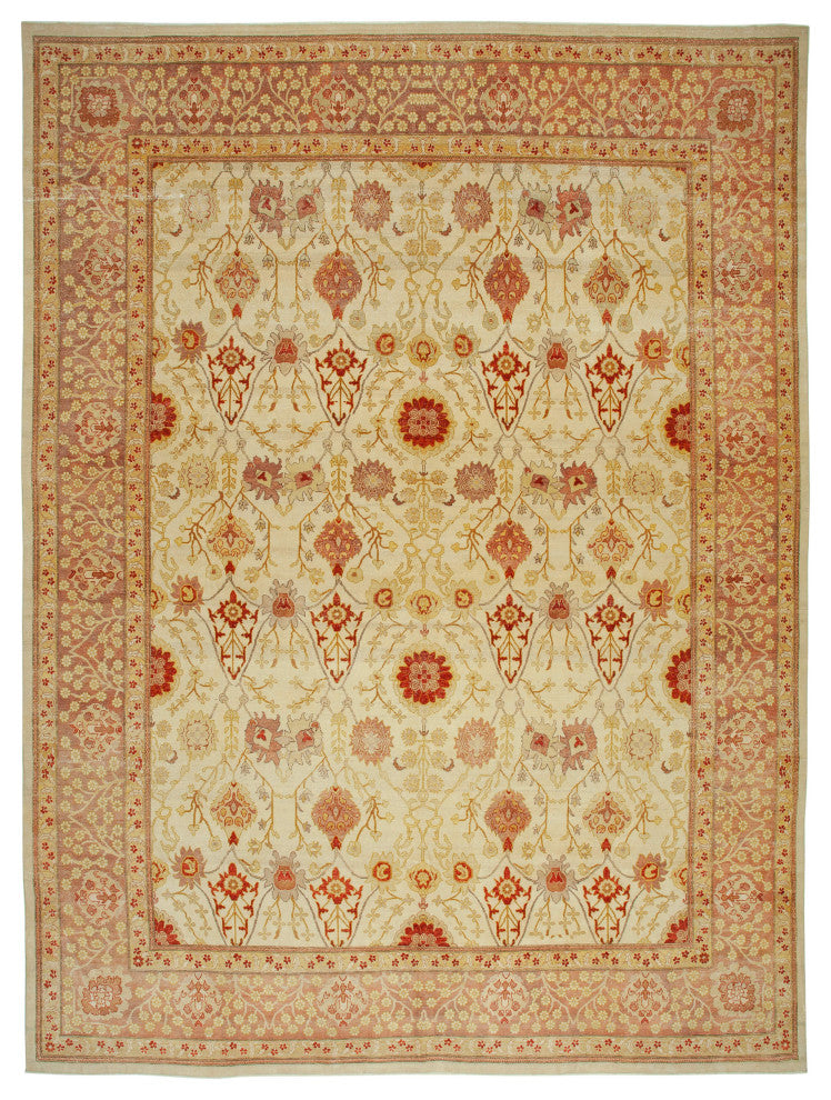 Rug N Carpet - Hand-Knotted Oriental 13' 3" x 17' 11" Oversize Oushak Area Rug