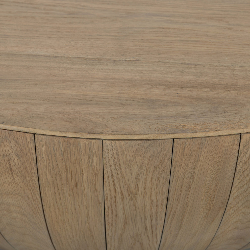 Ryan Oak Coffee Table-Natural Oak Solid
