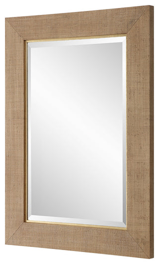 Uttermost Bungalow Grass Cloth Mirror