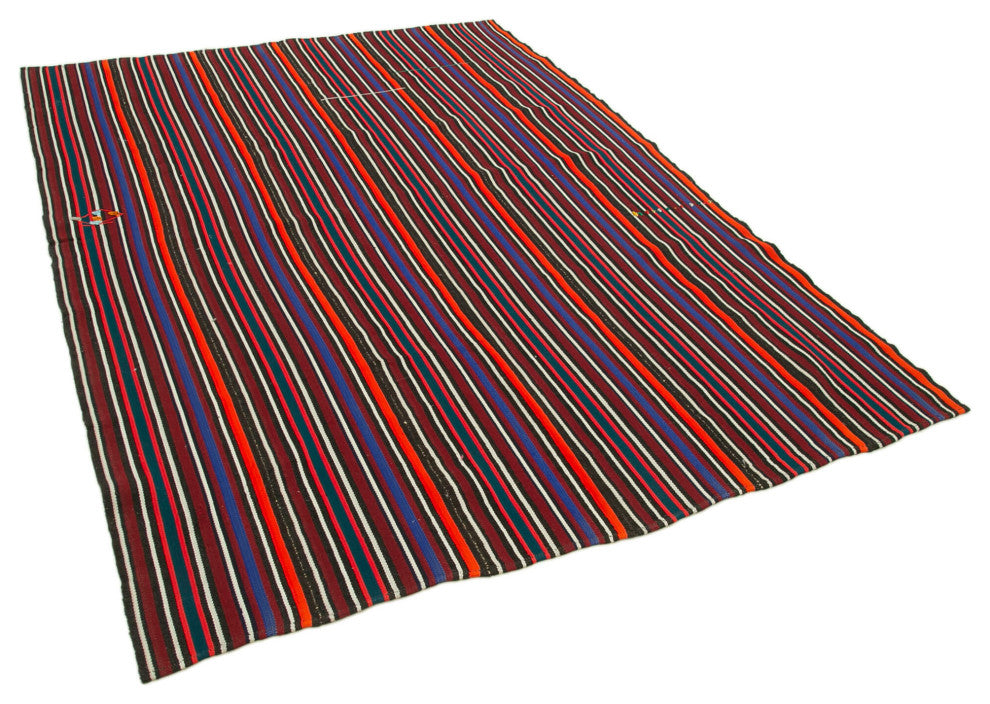 Rug N Carpet - Handmade Oriental 5' 8'' x 7' 9'' One-of-a-Kind Kilim Rug