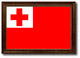 Tonga Country Flag Canvas Print, 27"x39"