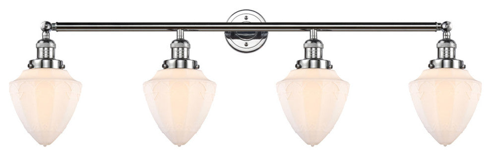 Innovations 215-PC-G661-7-LED 4 Light Bath Vanity Light, Polished Chrome
