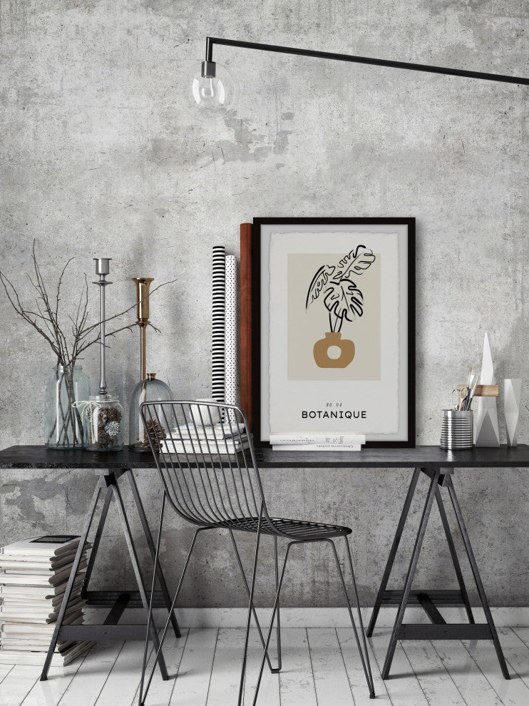 "No 04 Botanique" Framed Painting Print, 24x36
