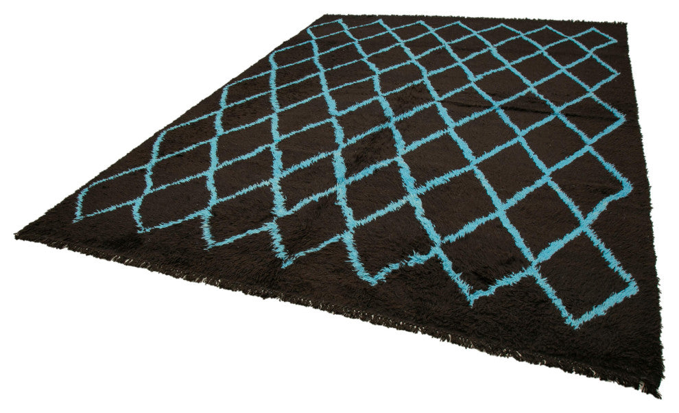 Rug N Carpet - Handmade Unique 9' 0'' x 12' 2'' Moroccan Area Rug