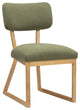 Bobbie Green Performance Upcycled Fabric Dining Chair