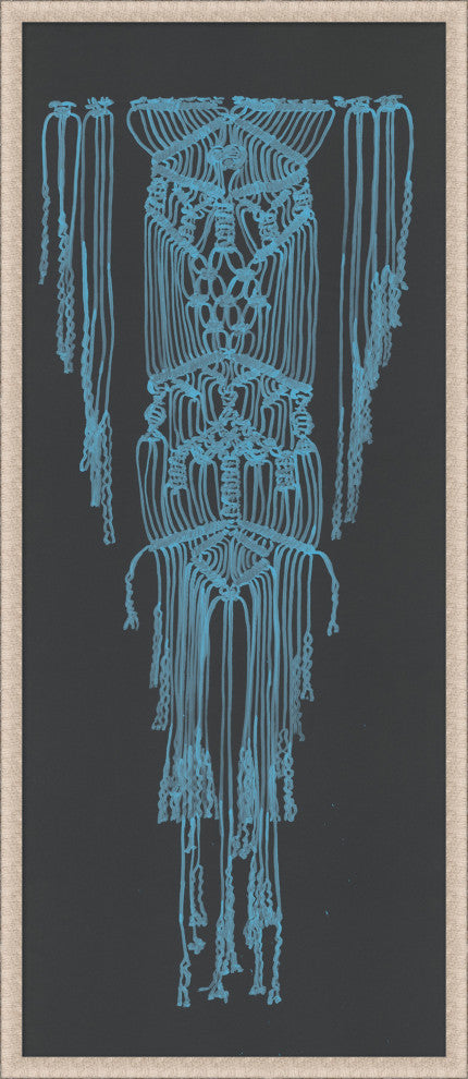 Macrame On Grey 3, Giclee Reproduction Artwork