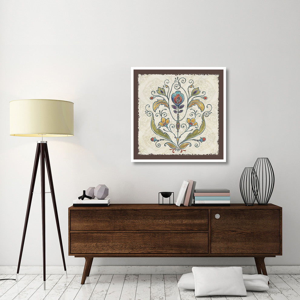 "Mediterranean Flair V" Digital Paper Print by Daphne Brissonnet, 38"x38"