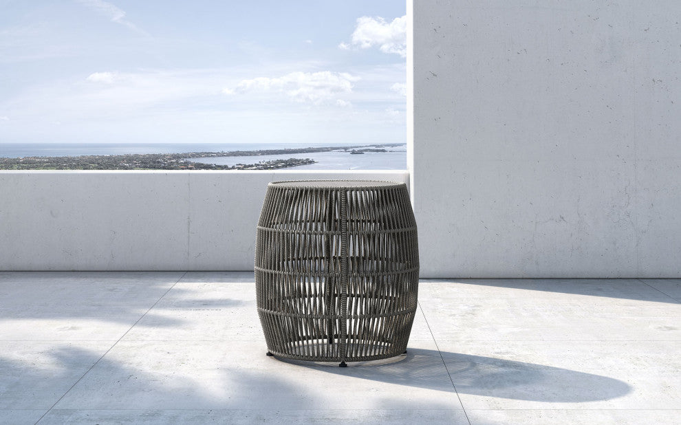 Volta Accent Table, Shades of Gray Cord