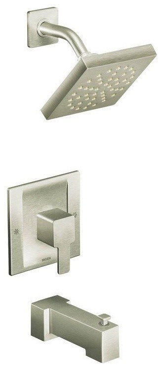 Moen 90 Degree TS2713BN, Brushed Nickel, 9"x8"x7"