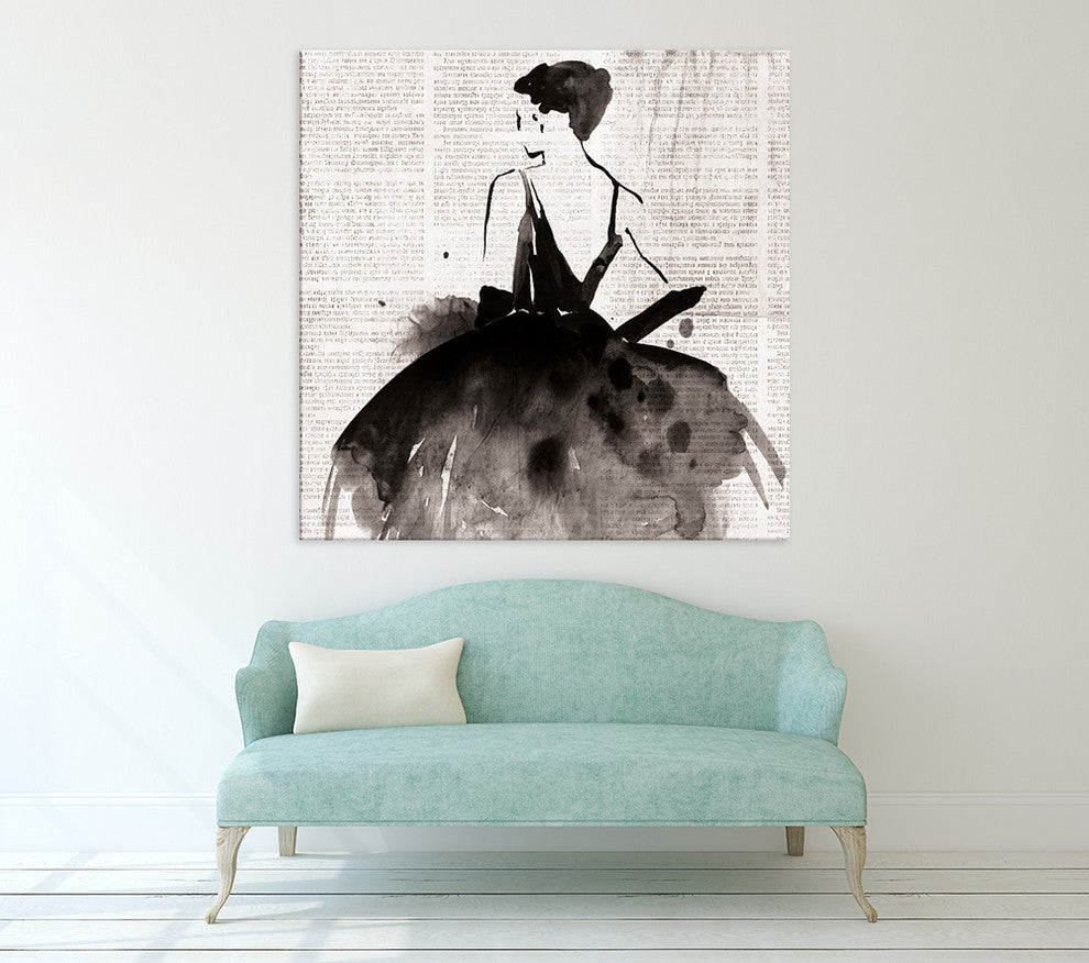 Spotlight I Fine Art Giant Canvas Print 54"X54"