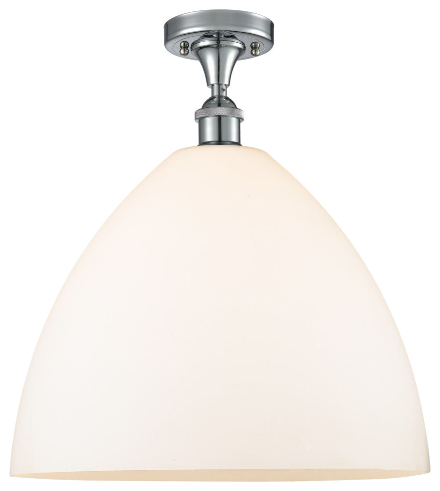 Innovations 516-1C-PC-GBD-161 1 Light Semi-Flush Mount, Polished Chrome