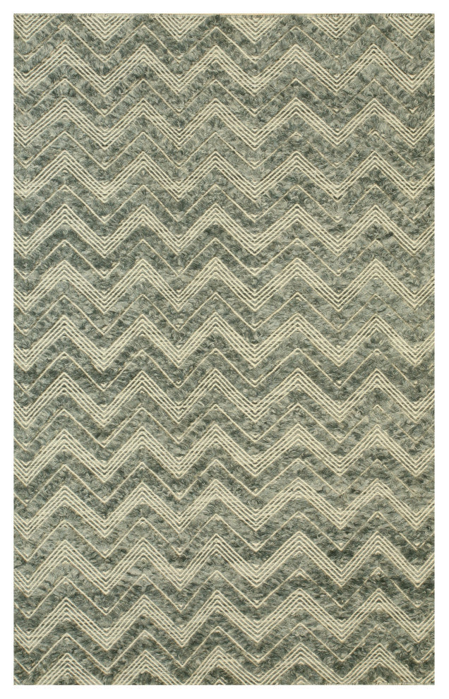 Green Contemporary Geometric Andrea Area Rug