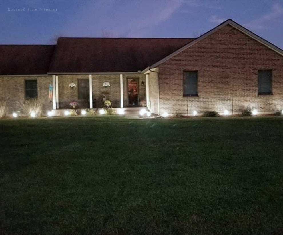 3W LED Landscape Light, Waterproof, 12V Low Voltage, 5000K Daylight, 6pack