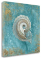 20" Majestic Seashell in the Deep Blue Sea Giclee Wrap Canvas Wall Art