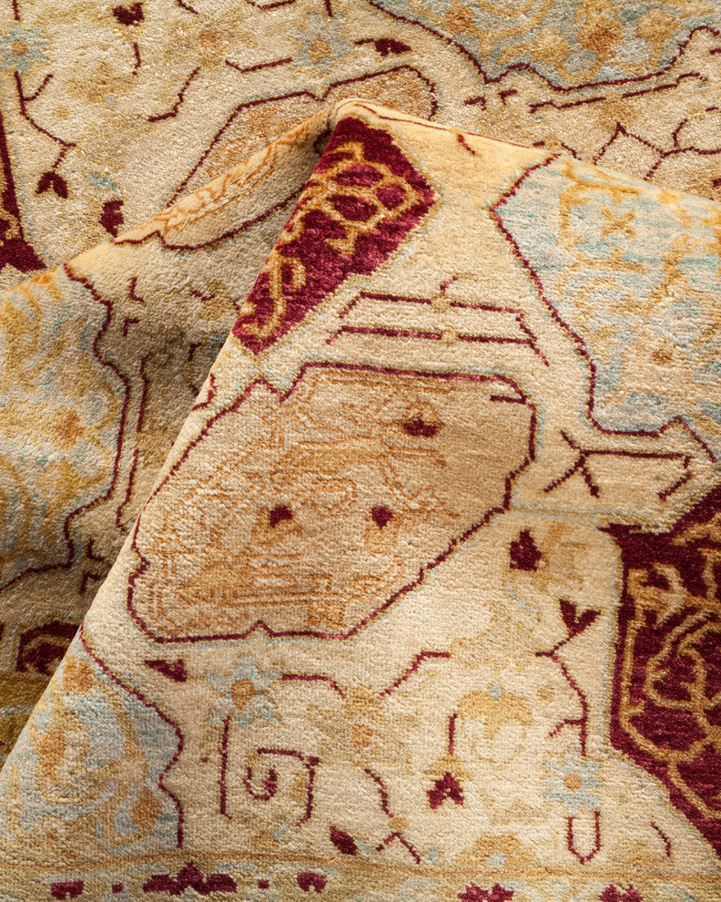 Emily, One-of-a-Kind Hand-Knotted Area Rug Ivory, 8'3"x10'2"