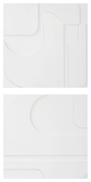 Uttermost - 04373 - Wall Decor, S/2 - Contours - Solid White