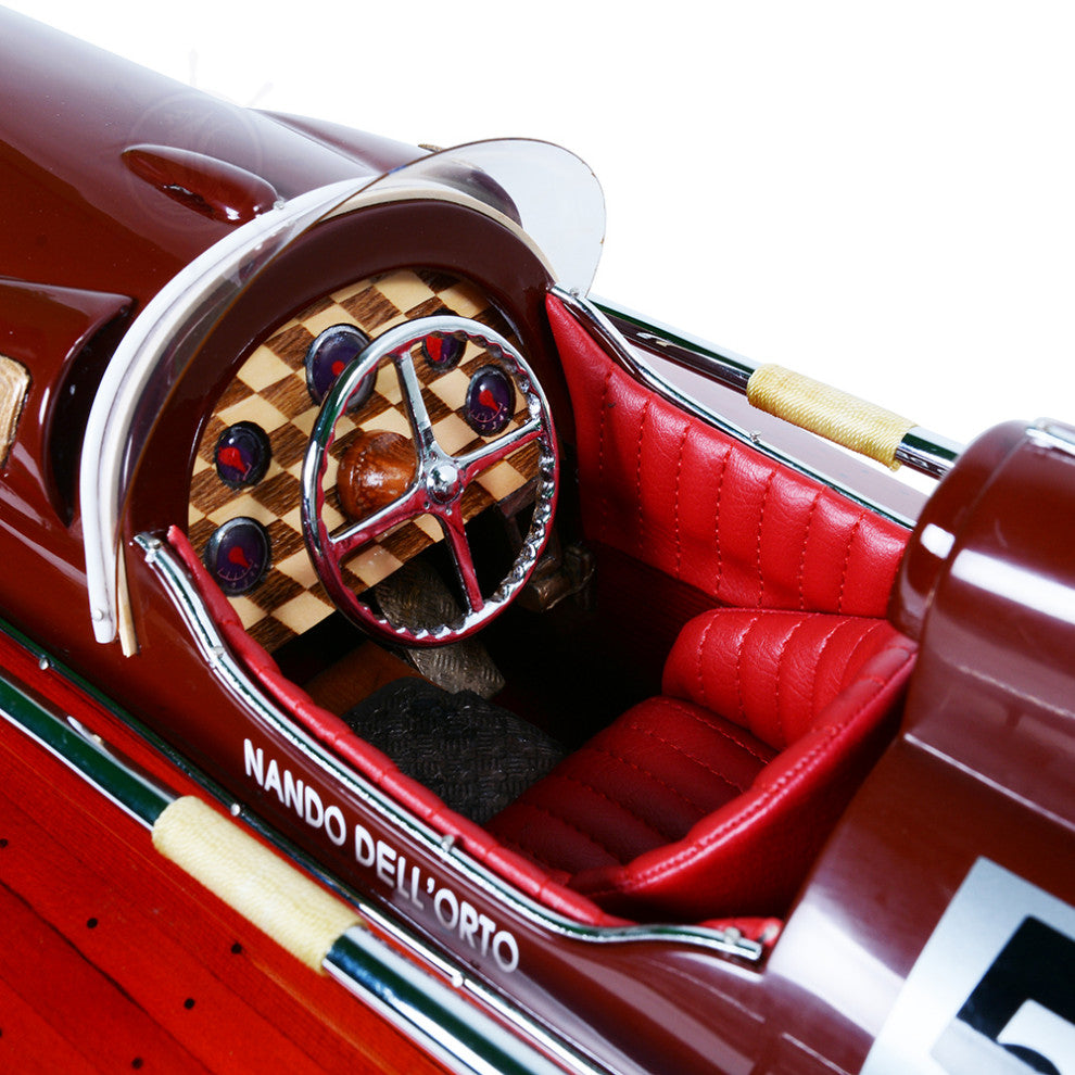 Ferrari Hydroplane Wooden Handcrafted boat model