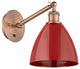 Innovations 317-1W-AC-MBD-75-RD-LED 1-Light Sconce, Antique Copper