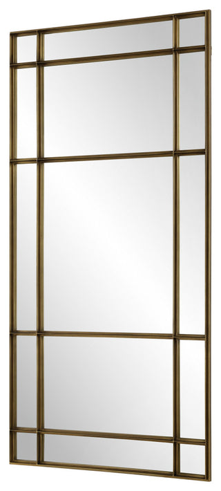 Uttermost Spurgeon Gold Window Mirror