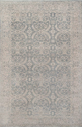 Momeni Banaras Hand Knotted Wool Sage Area Rug, 2'x3'