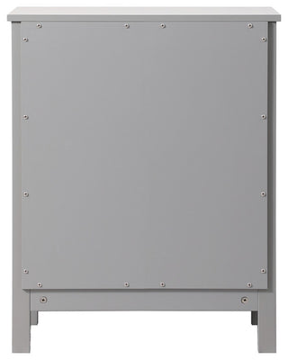 24" Wide Bathroom Storage Freestanding Cabinet, Grey