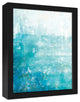 Rising Tide Abstract 11x14 Black Framed Canvas