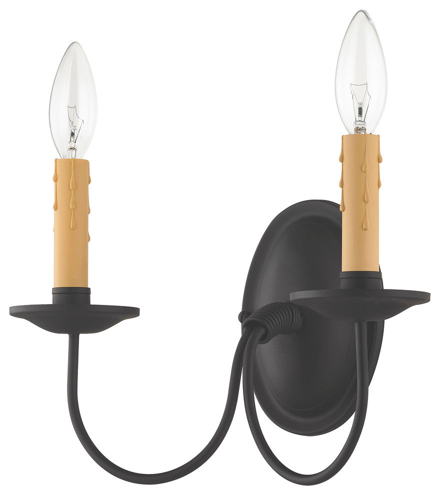 Heritage Wall Sconce, Black
