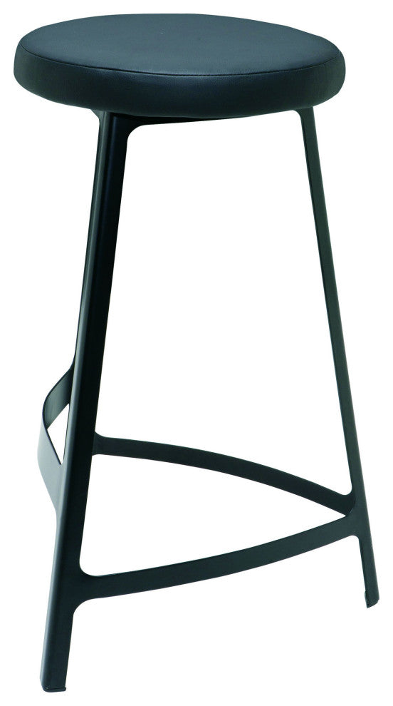 Hyku Black Stool, Counter Height