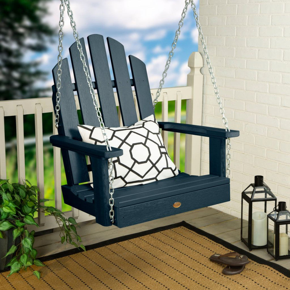 Classic Westport Single Seat Swing, Federal Blue
