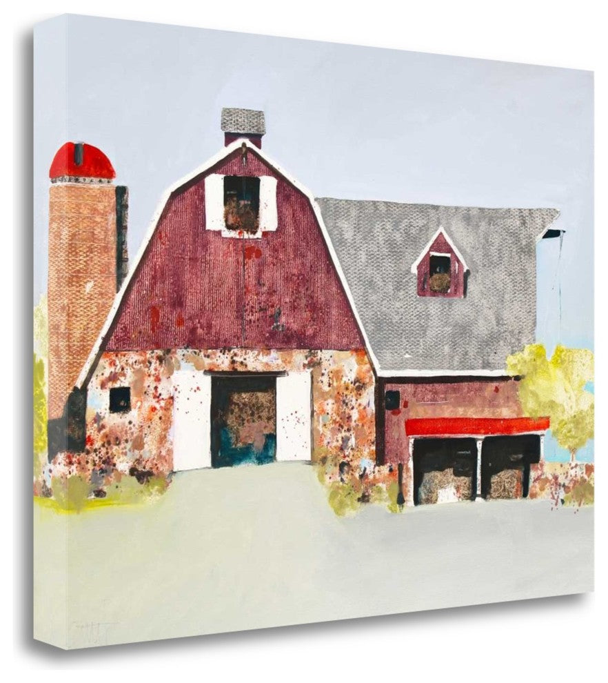 "Barn No. 2" By Anthony Grant,Ready to Hang Giclee Print on Gallery Wrap Canvas