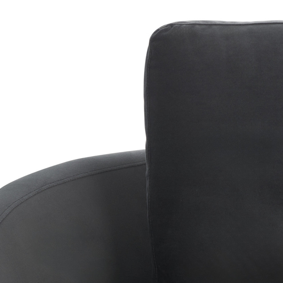 Safavieh Winford Velvet Sofa, Mouse