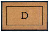 Calloway Mills The General Monogram Doormat, 30"x48", Letter D