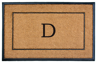 Calloway Mills The General Monogram Doormat, 30"x48", Letter D