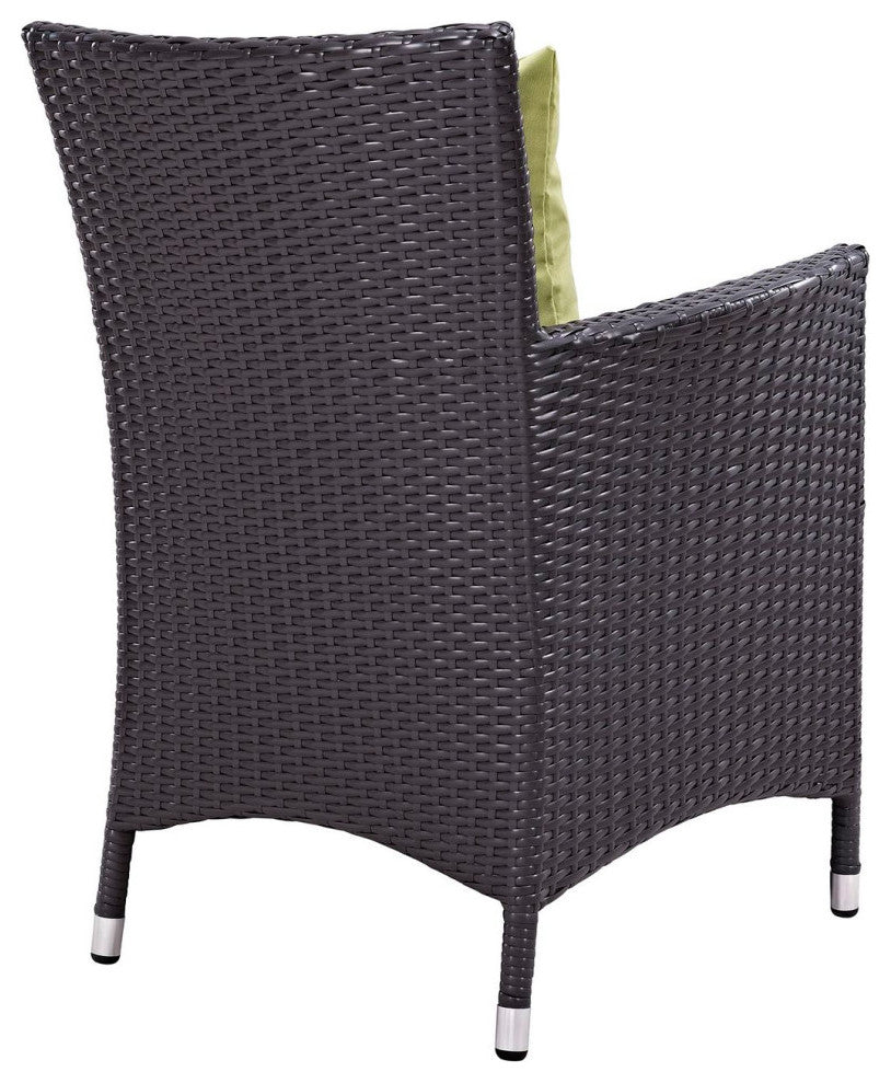 Espresso Peridot Convene 7-Piece Outdoor Patio Dining Set