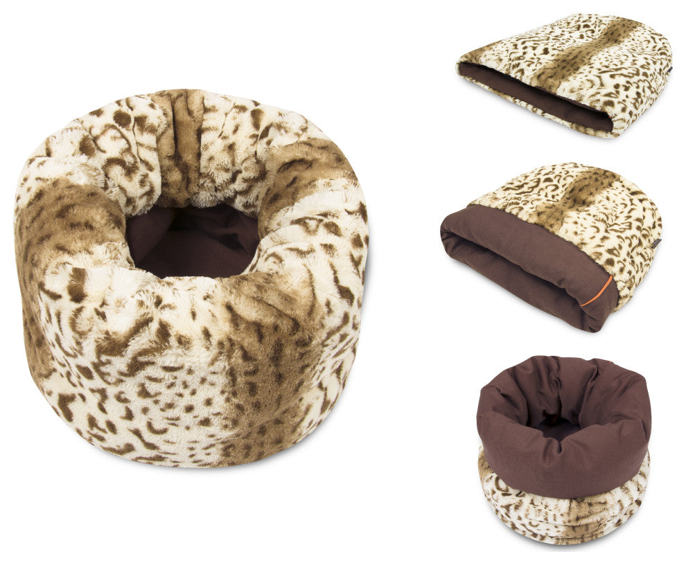 Snuggle Bed, Leopard, Small