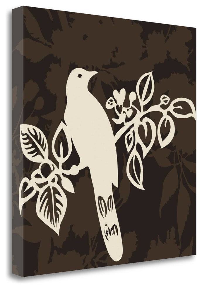 "Song Bird 2" By Jette Svane, Giclee Print on Gallery Wrap Canvas, Ready to Hang