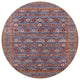 Ahgly Company Indoor Round Mid-Century Modern Area Rugs, 7' Round