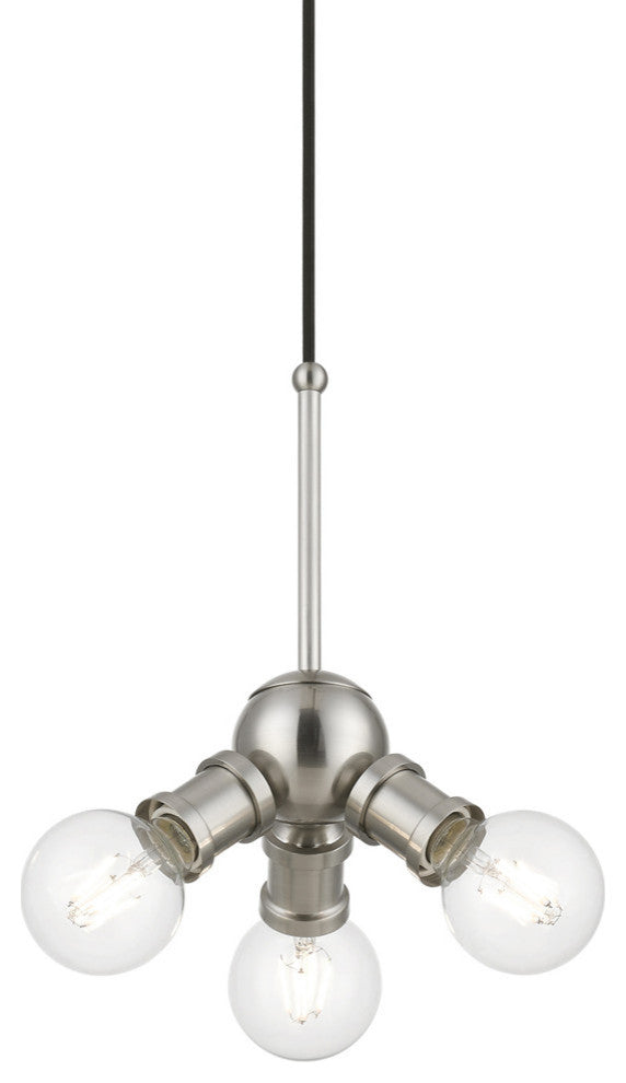 Lansdale 3 Light Brushed Nickel Pendant