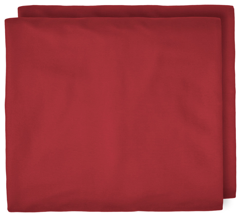 Bare Home Microfiber Fitted Sheets - Set of 2, Red, Twin Xl