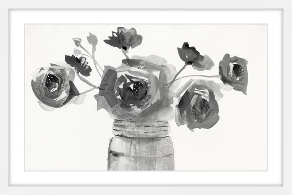 "Glass Jar II" Framed Painting Print, 30"x20"