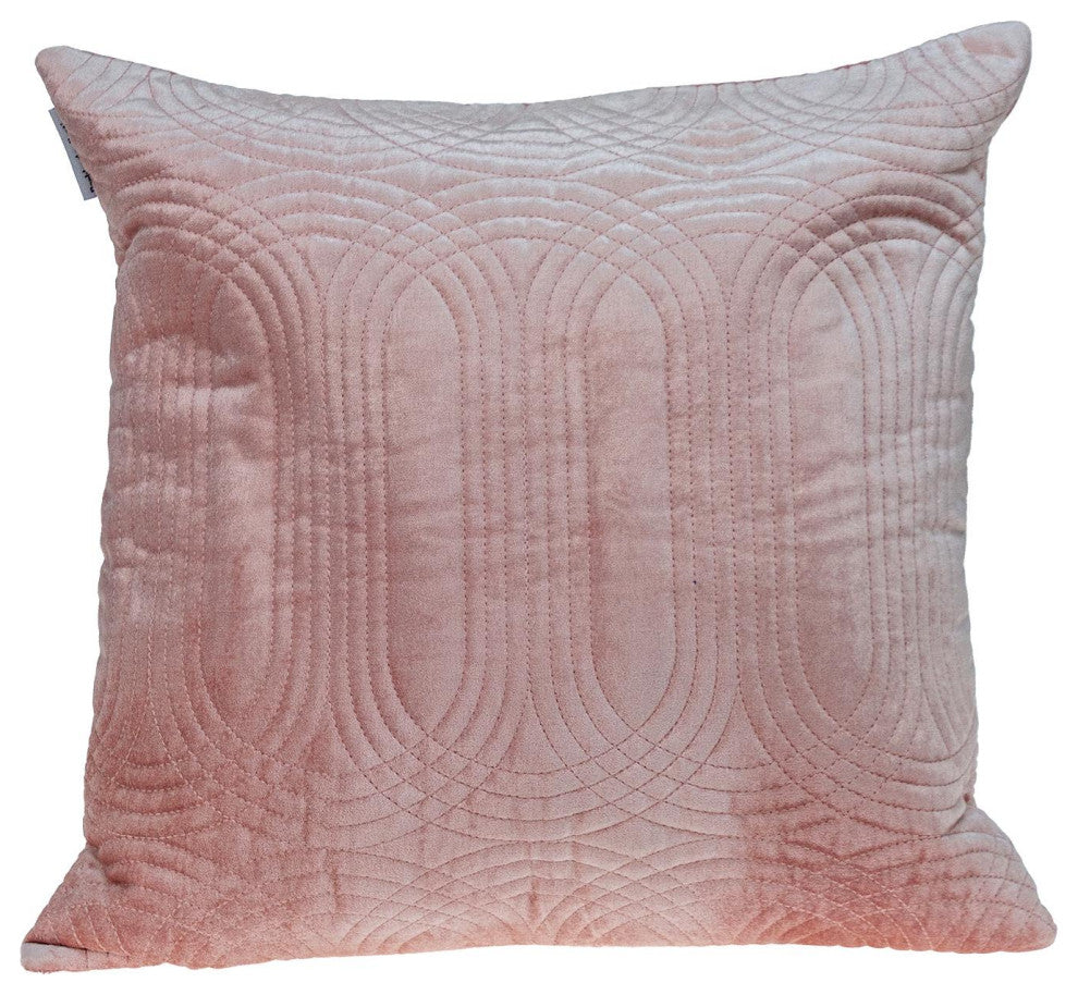 Parkland Collection Iphis Pink Throw Pillow, Square