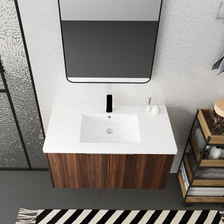 36" Modern Bathroom Floating Vanity