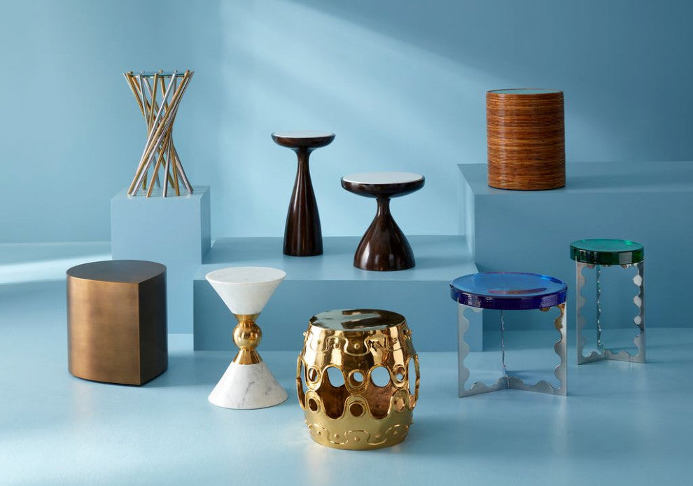 Brass Teardrop Table
