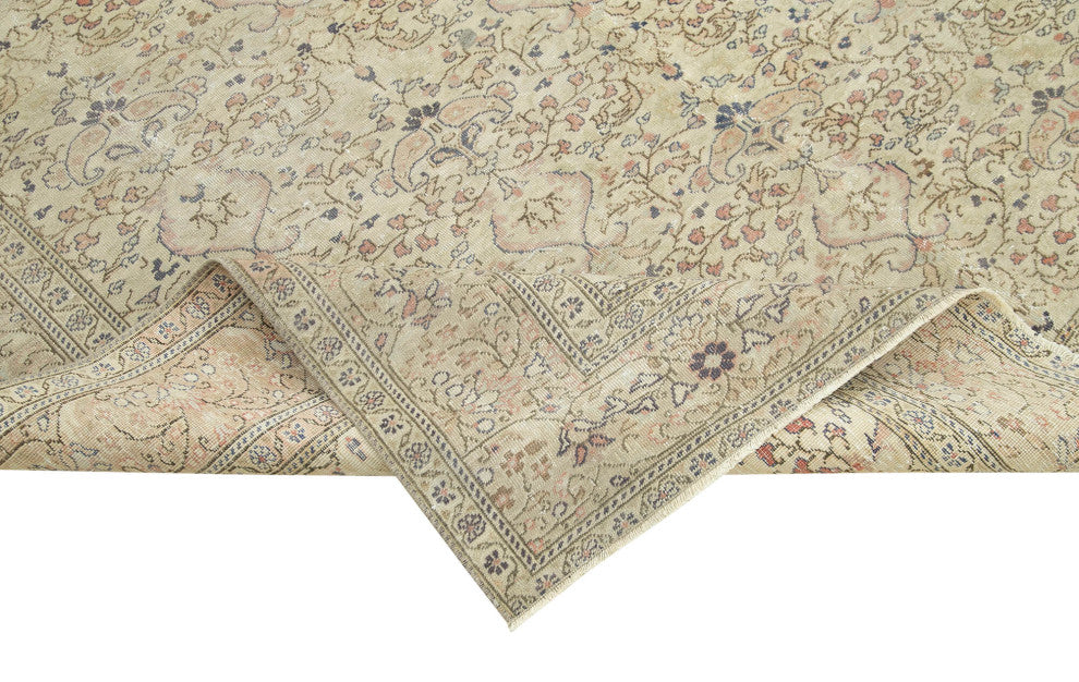 Rug N Carpet - Handmade Oriental 6' 6'' x 9' 3'' One-of-a-Kind Area Rug