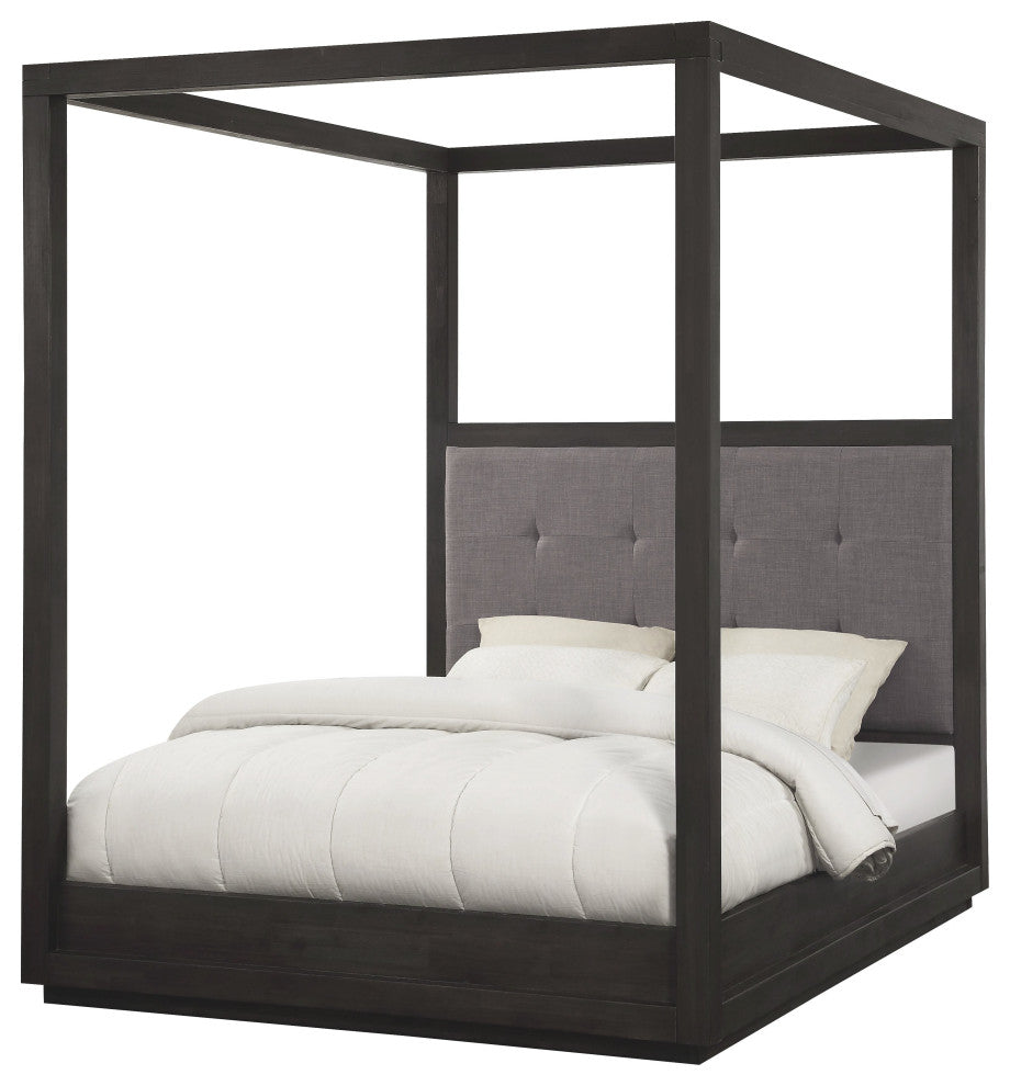 Modus Oxford 5 Piece Cal King Canopy Bedroom Set With 2 Nightstand, Dolphin
